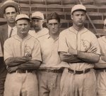 1925 PHILADELPHIA ATHLETICS TEAM ORIGINAL PHOTOGRAPH WITH HOF ROOKIES LEFTY GROVE AND MICKEY COCHRANE PSA/DNA TYPE I.