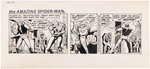 THE AMAZING SPIDER-MAN 1980 DAILY STRIP ORIGINAL ART BY JOHN ROMITA.