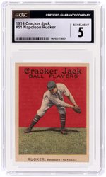 1914 E145 CRACKER JACK #51 NAPOLEON RUCKER CGC 5 EX.