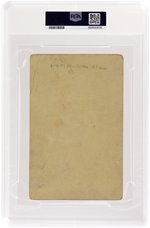 1888-89 N173 OLD JUDGE CABINETS EDWARD SEWARD ATHLETICS PSA 1.5 (MK) FAIR (POP 1 OF 1).