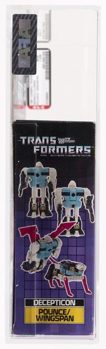 TRANSFORMERS (1987) SERIES 4 CLONES - POUNCE & WINGSPAN AFA 80 Y-NM.