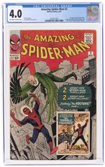 AMAZING SPIDER-MAN #2 MAY 1963 CGC 4.0 VG (FIRST VULTURE).