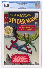 AMAZING SPIDER-MAN #7 DECEMBER 1963 CGC 6.0 FINE.