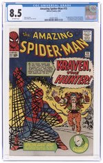 AMAZING SPIDER-MAN #15 AUGUST 1964 CGC 8.5 VF+ (FIRST KRAVEN THE HUNTER).