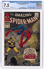 AMAZING SPIDER-MAN #46 MARCH 1967 CGC 7.5 VF- (FIRST SHOCKER).