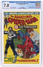 AMAZING SPIDER-MAN #129 FEBRUARY 1974 CGC 7.0 FINE/VF (FIRST PUNISHER).