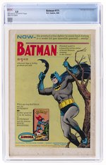 BATMAN #171 MAY 1965 CGC 5.0 VG/FINE (FIRST SILVER AGE RIDDLER).