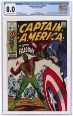 CAPTAIN AMERICA #117 SEPTEMBER 1969 CGC 8.0 VF (FIRST FALCON).