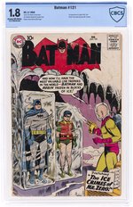 BATMAN #121 FEBRUARY 1959 CBCS 1.8 GOOD- (FIRST MR. ZERO/MR. FREEZE).