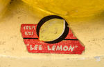 "LEE LEMON/FRUIT KIDS" PLASTER FIGURE.