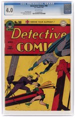 DETECTIVE COMICS #98 APRIL 1945 CGC 4.0 VG.