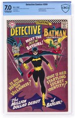 DETECTIVE COMICS #359 JANUARY 1967 CBCS 7.0 FINE/VF (FIRST BATGIRL).