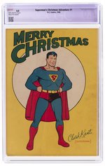 SUPERMAN'S CHRISTMAS ADVENTURE #1 1940 CGC RESTORED 4.0 SLIGHT (C-1) VG.