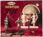 AURORA GUYS AND GALS OF ALL NATIONS - SCOTCH LAD AND LASSIE UNUSED BOXED MODEL KIT.