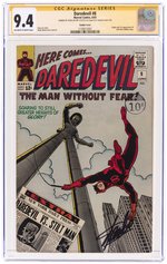 DAREDEVIL #8 JUNE 1965 CGC 9.4 NM SIGNATURE SERIES (DOUBLE COVER - FIRST STILT-MAN).