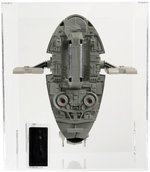 STAR WARS: THE EMPIRE STRIKES BACK (1980) - SLAVE I & BOBA FETT FIGURE UKG DISPLAY.