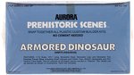 AURORA PREHISTORIC SCENES - ARMORED DINOSAUR (ANKYLOSAURUS) FACTORY-SEALED BOXED MODEL KIT.