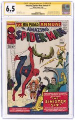 AMAZING SPIDER-MAN ANNUAL #1 1964 CGC 6.5 FINE+ SIGNATURE SERIES (FIRST SINISTER SIX).