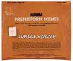 AURORA PREHISTORIC SCENES - JUNGLE SWAMP FACTORY-SEALED BOXED MODEL KIT.