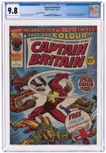 CAPTAIN BRITAIN #1 OCTOBER 1976 CGC 9.8 NM/MINT (FIRST CAPTAIN BRITAIN).