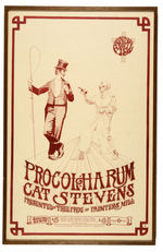 PROCOL HARUM & CAT STEVENS CONCERT POSTER.