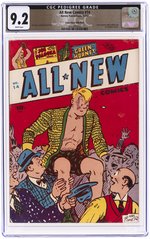 ALL NEW COMICS #14 JANUARY-FEBRUARY 1947 CGC 9.2 NM- MILE HIGH PEDIGREE.