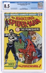 AMAZING SPIDER-MAN #129 FEBRUARY 1974 CGC 8.5 VF+ (FIRST PUNISHER).