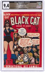 BLACK CAT COMICS #8 OCTOBER-NOVEMBER 1947 CGC 9.4 NM MILE HIGH PEDIGREE.