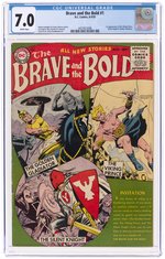 BRAVE AND THE BOLD #1 AUGUST-SEPTEMBER 1955 CGC 7.0 FINE/VF (FIRST VIKING PRINCE).