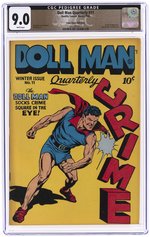 DOLL MAN QUARTERLY #11 WINTER 1946 CGC 9.0 VF/NM MILE HIGH PEDIGREE.