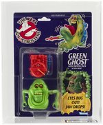 THE REAL GHOSTBUSTERS (1989) - GREEN GHOST WITH PROTON PACK (RED) SERIES 4 UKG 85%.