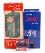 "PEPSI COLA VENDING MACHINE BANK" IN ORIGINAL BOX.