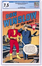 DON WINSLOW OF THE NAVY #1 FEBRUARY 1943 CGC 7.5 VF-.