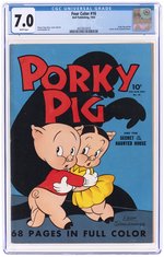 FOUR COLOR #16 1942 CGC 7.0 FINE/VF (PORKY PIG).