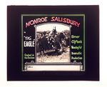 EARLY WESTERN MOVIE PROMOTIONAL GLASS SIDES.