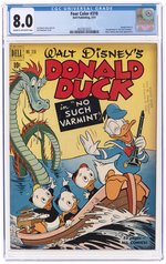 FOUR COLOR #318 MARCH 1951 CGC 8.0 VF (DONALD DUCK).