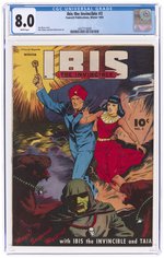 IBIS THE INVINCIBLE #3 WINTER 1945 CGC 8.0 VF.