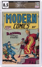 MODERN COMICS #79 NOVEMBER 1948 CGC 8.5 VF+ MILE HIGH PEDIGREE.