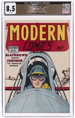 MODERN COMICS #92 DECEMBER 1949 CGC 8.5 VF+ MILE HIGH PEDIGREE.