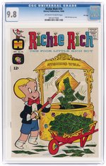 RICHIE RICH #74 OCTOBER 1968 CGC 9.8 NM/MINT (FILE COPY) NONE HIGHER IN POP.