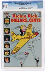 RICHIE RICH DOLLARS AND CENTS #6 OCTOBER 1964 CGC 9.6 NM+ (FILE COPY).