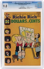 RICHIE RICH DOLLARS AND CENTS #14 AUGUST 1966 CGC 9.8 NM/MINT (FILE COPY) NONE HIGHER IN POP.