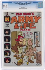 SAD SACK'S ARMY LIFE PARADE #1 OCTOBER 1963 CGC 9.6 NM+ (FILE COPY).