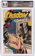 SHADOW COMICS VOL. 4 #11 FEBRUARY 1945 CGC 8.5 VF+ MILE HIGH PEDIGREE.