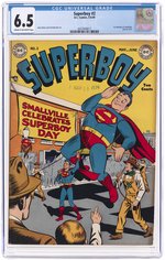 SUPERBOY #2 MAY-JUNE 1949 CGC 6.5 FINE+.