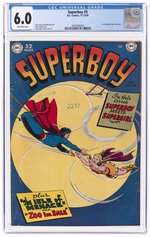 SUPERBOY #5 NOVEMBER-DECEMBER 1949 CGC 6.0 FINE.