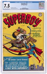 SUPERBOY #7 MARCH-APRIL 1950 CGC 7.5 VF-.