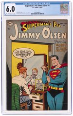 SUPERMAN'S PAL JIMMY OLSEN #1 SEPTEMBER-OCTOBER 1954 CGC 6.0 FINE.