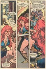 RED SONJA VOL.3 #2 ORIGINAL ART PAGE BY MARY WILSHIRE.