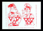 MUSSOLINI/HITLER CARTOON TARGETS.